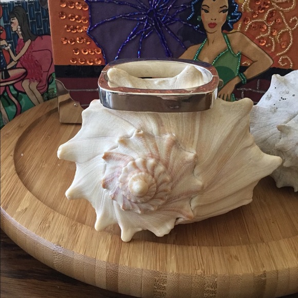 Vintage Jewelry - Vintage Sterling Mexico TAXCO Square Hinged Bangle